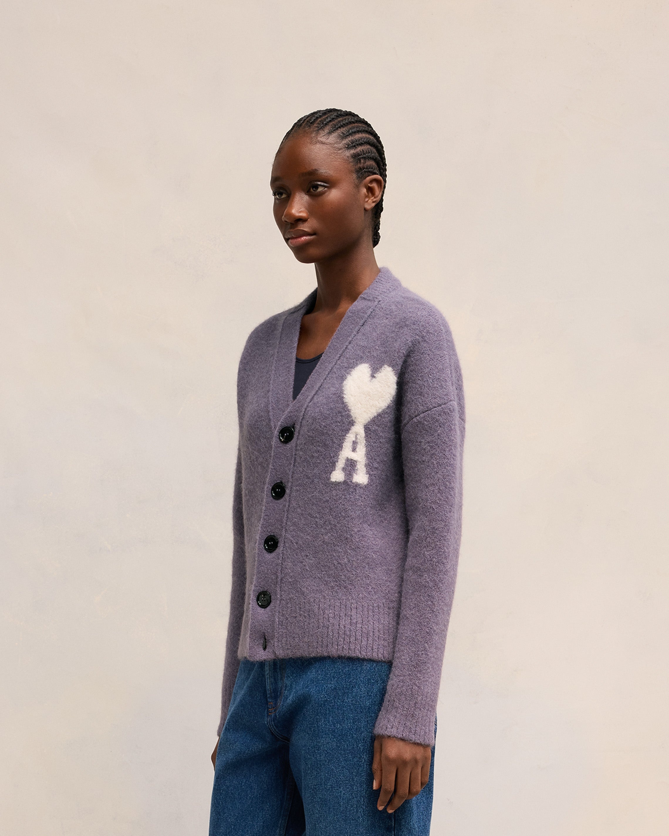 OFF-WHITE AMI DE COEUR CARDIGAN - 6