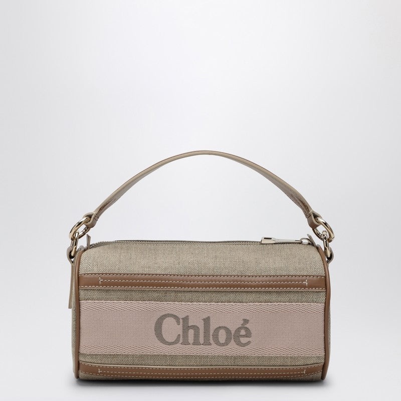 Chloé Beige Woody Tubular Shoulder Bag Women - 3