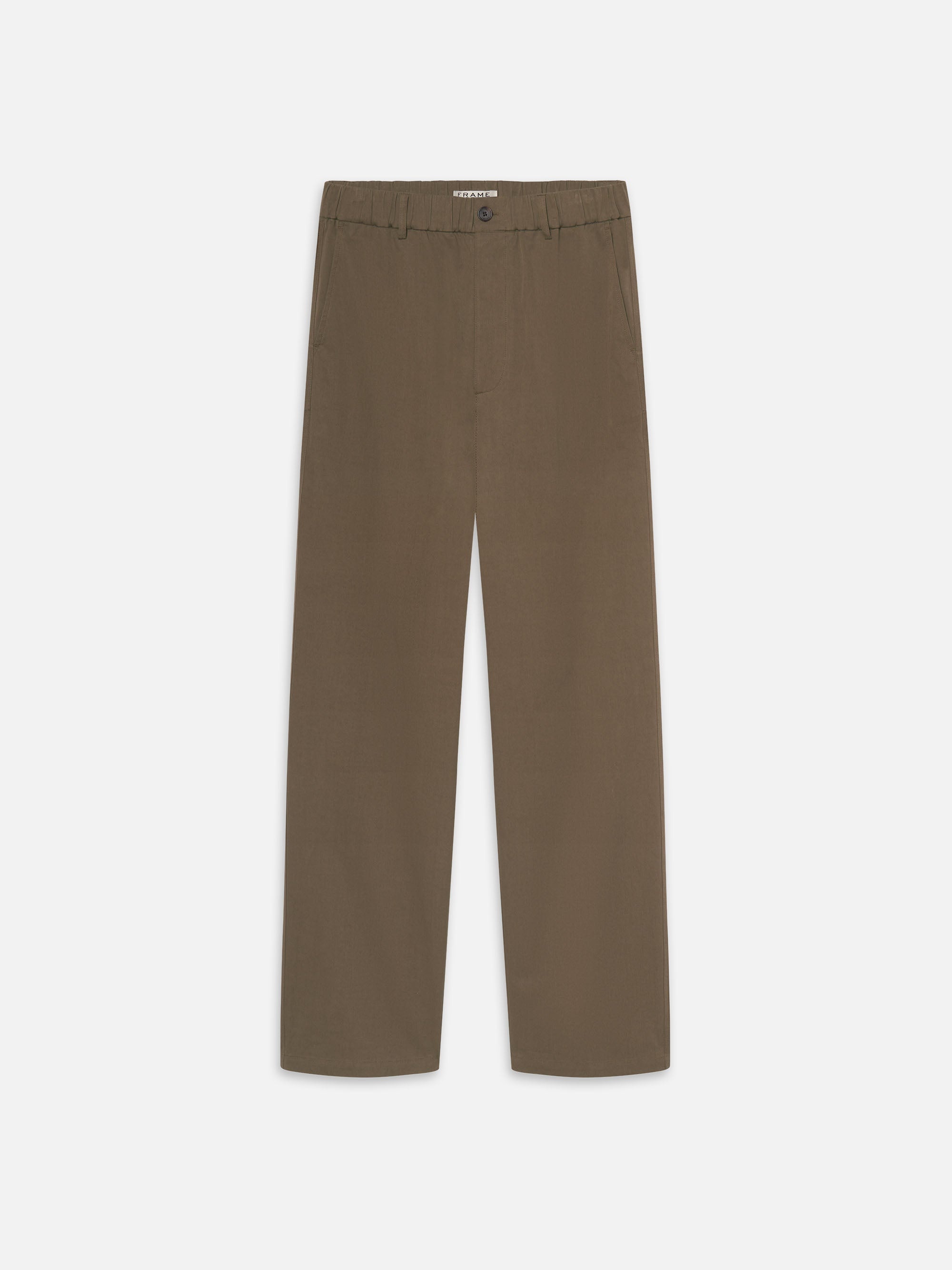Easy Trousers in Dark Brown - 1