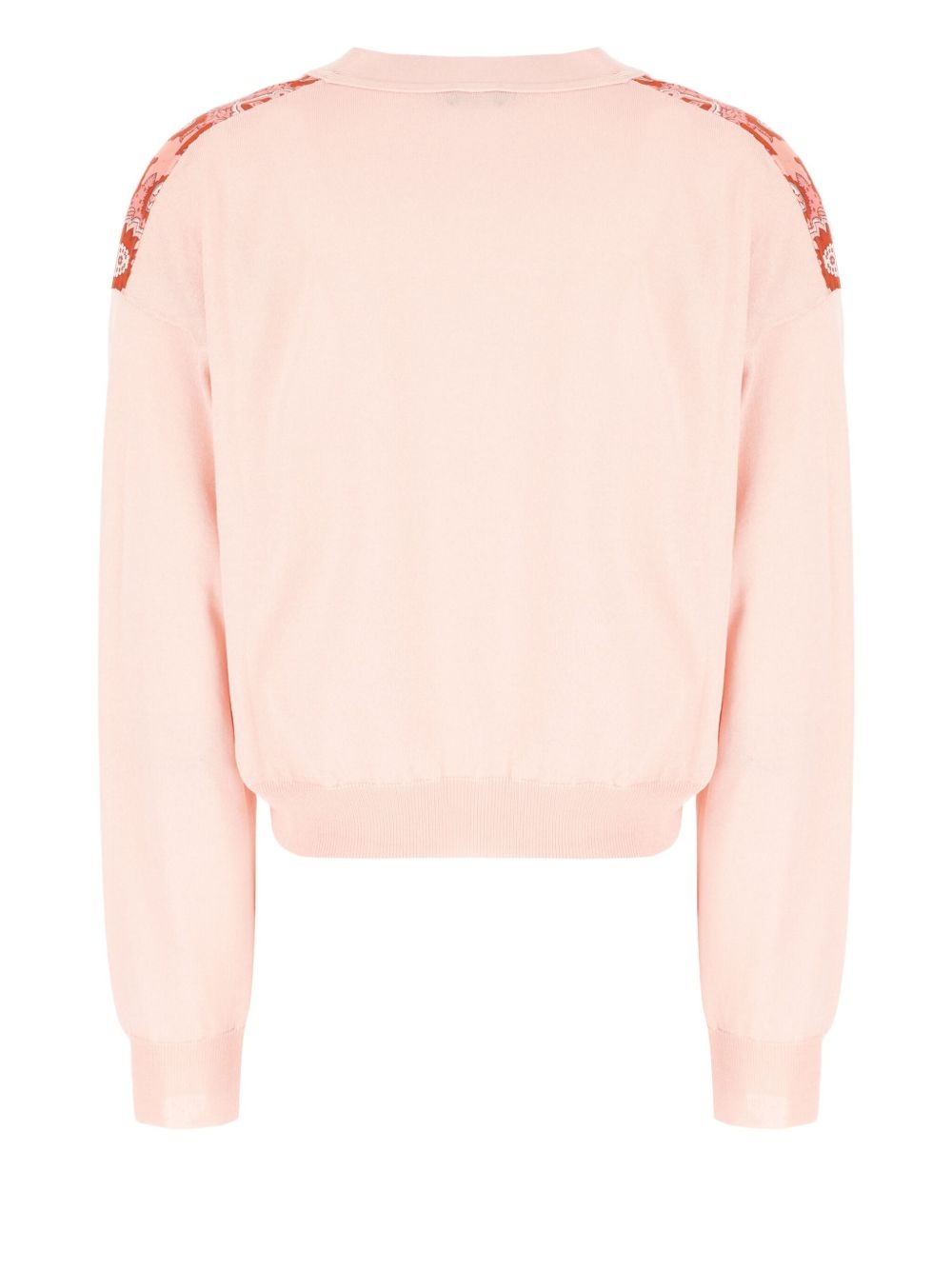 paisley-panel cardigan - 2