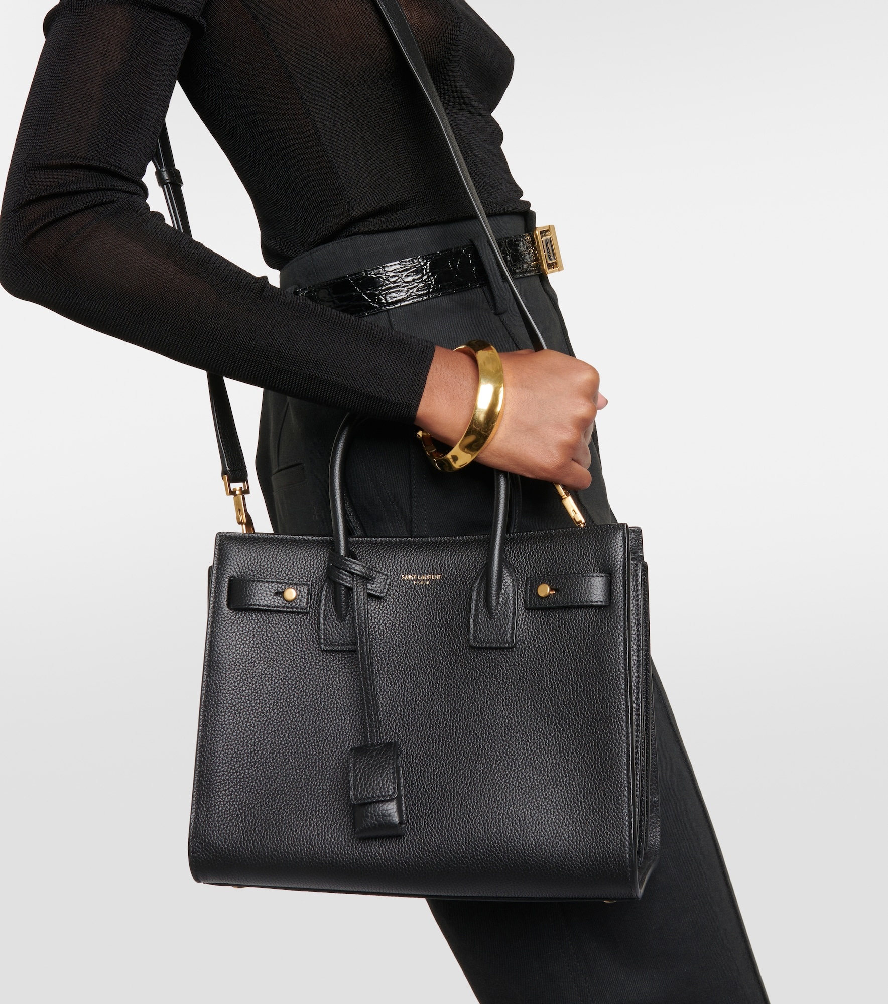 Sac de Jour Baby leather tote bag - 2
