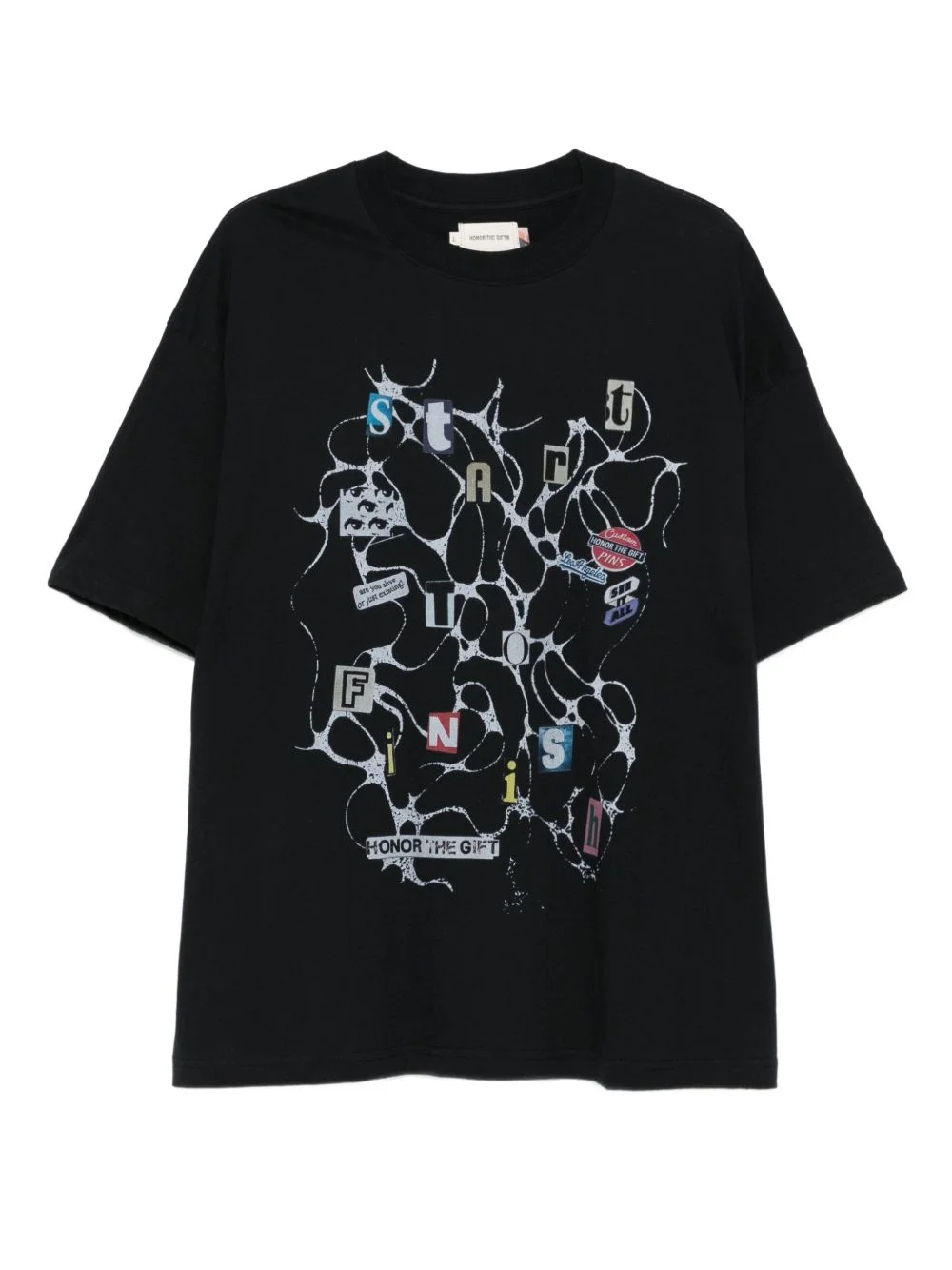 graphic-print crew-neck t-shirt - 1
