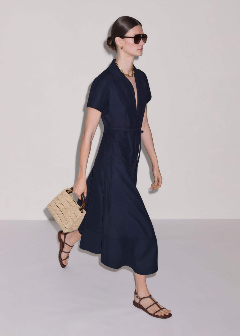 ME+EM Drawstring Midi Dress outlook