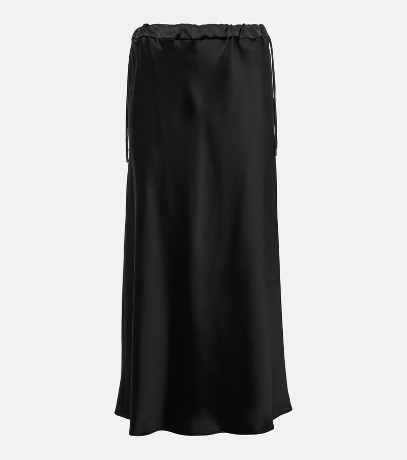 Editore satin midi skirt - 1