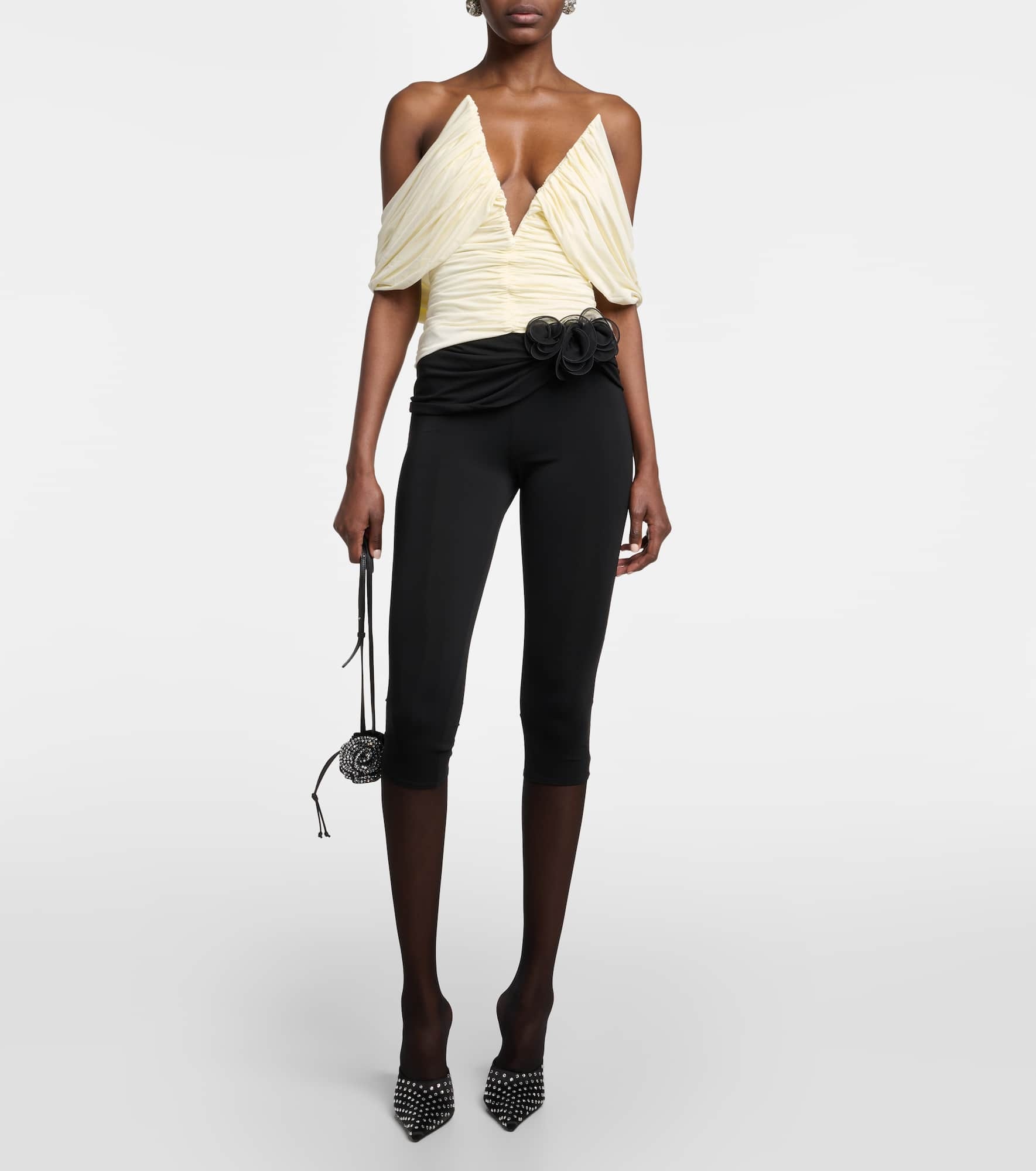 Gathered off-shoulder top - 2