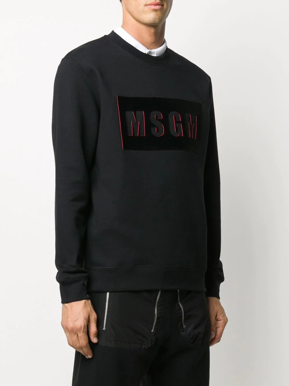 logo box sweatshirt  - 3