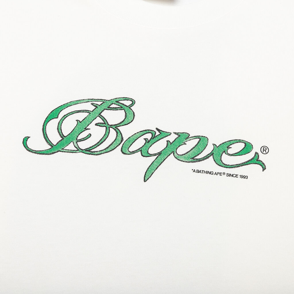 LOGO RELAXED FIT TEE - IVORY - 3