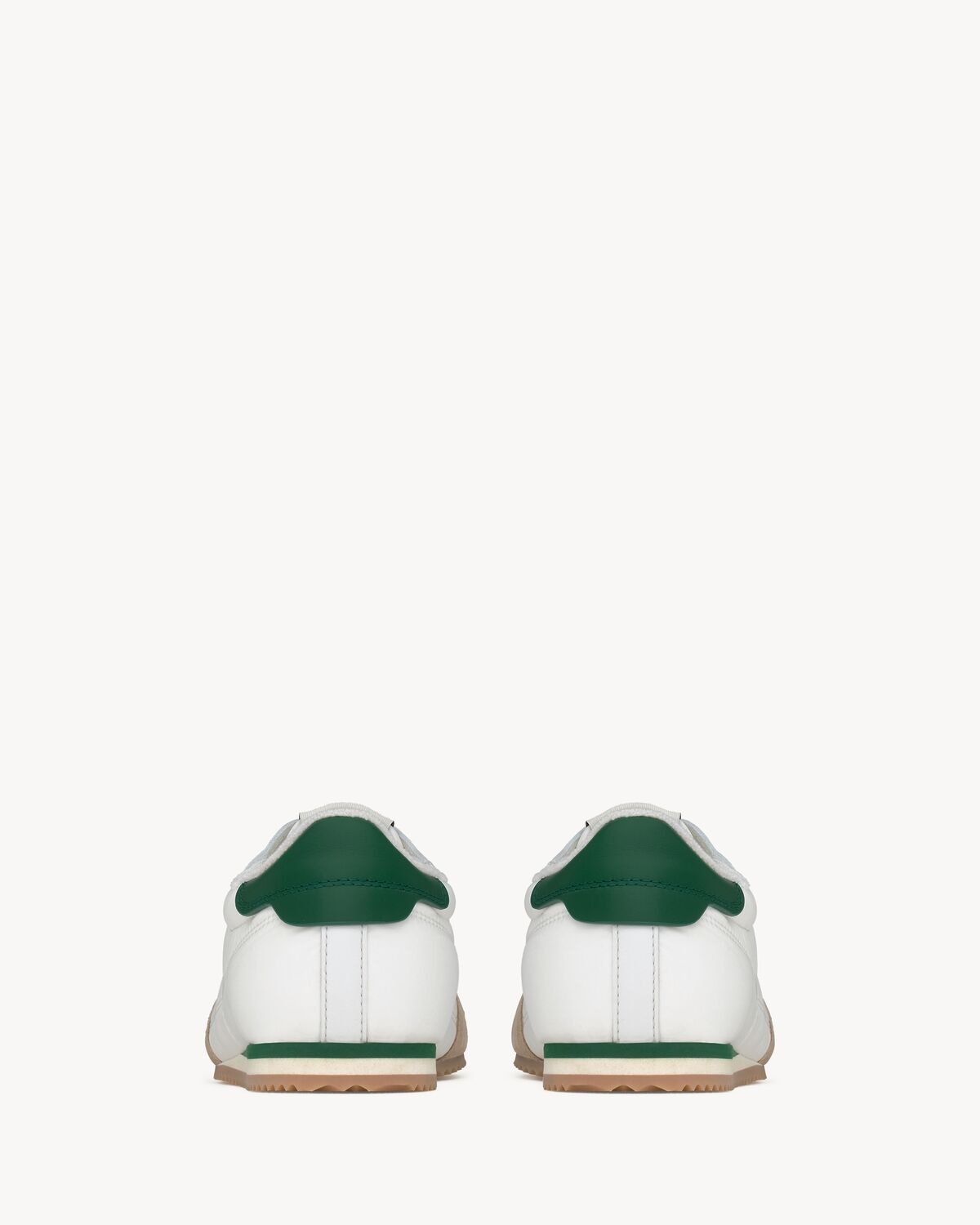 SAINT LAURENT ASTON SNEAKERS IN LEATHER AND NYLON | REVERSIBLE