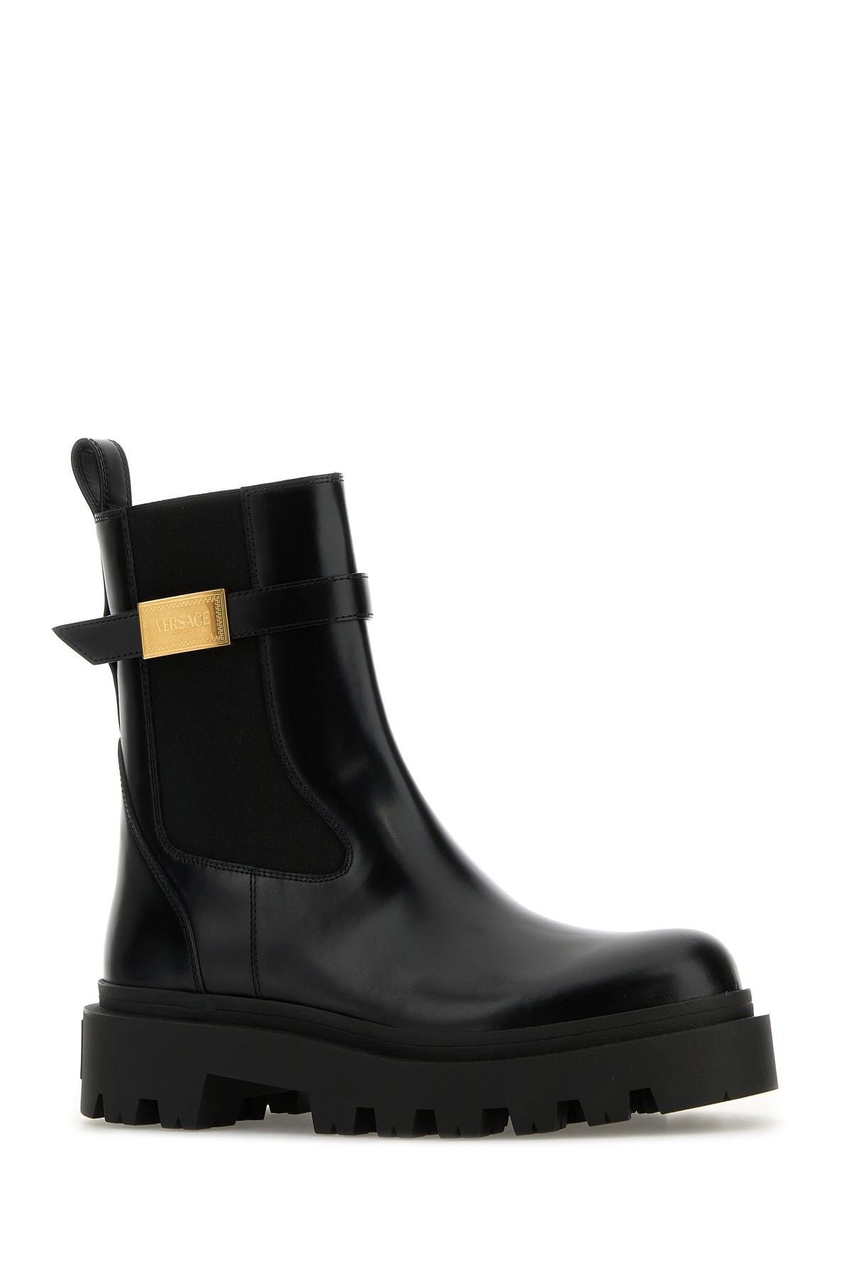 Black leather Alba ankle boots - 2