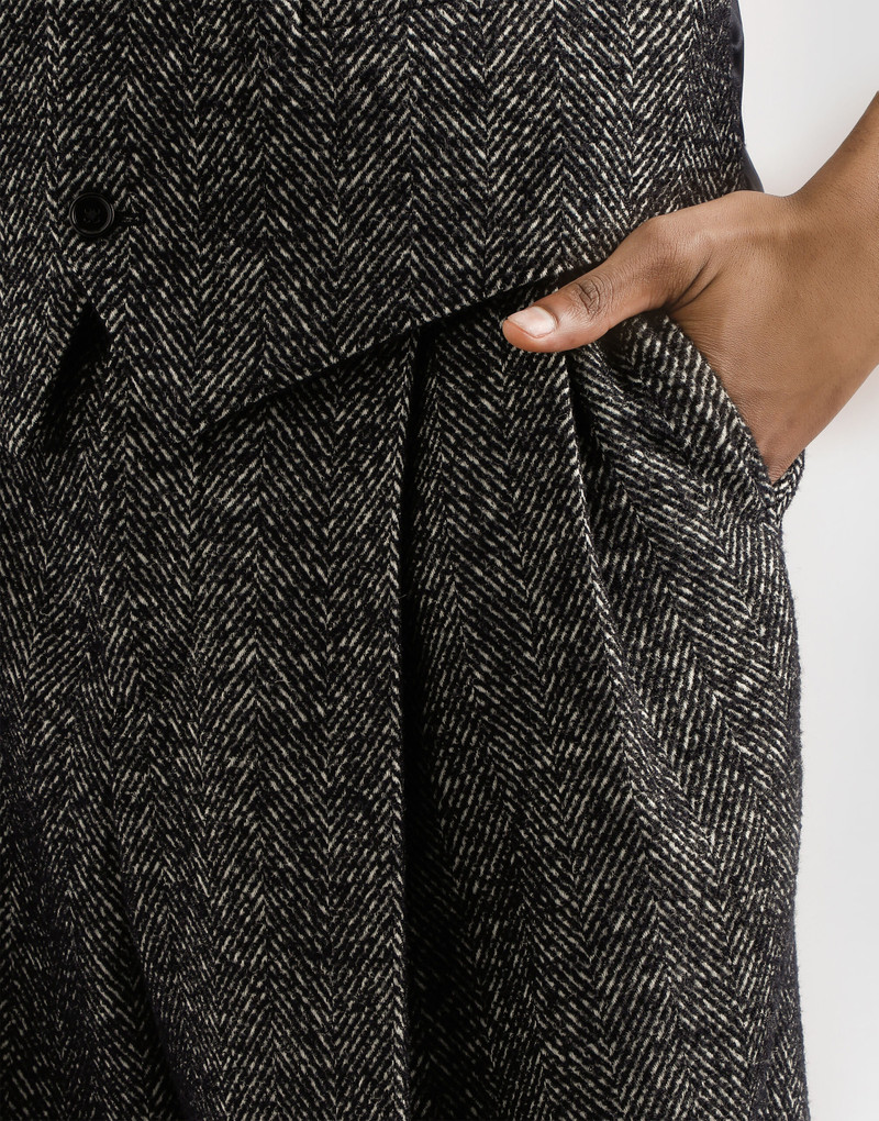 Wool chevron trousers 4