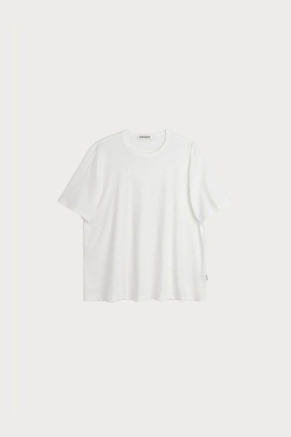 New Box T-Shirt - White Clean Jersey - 1