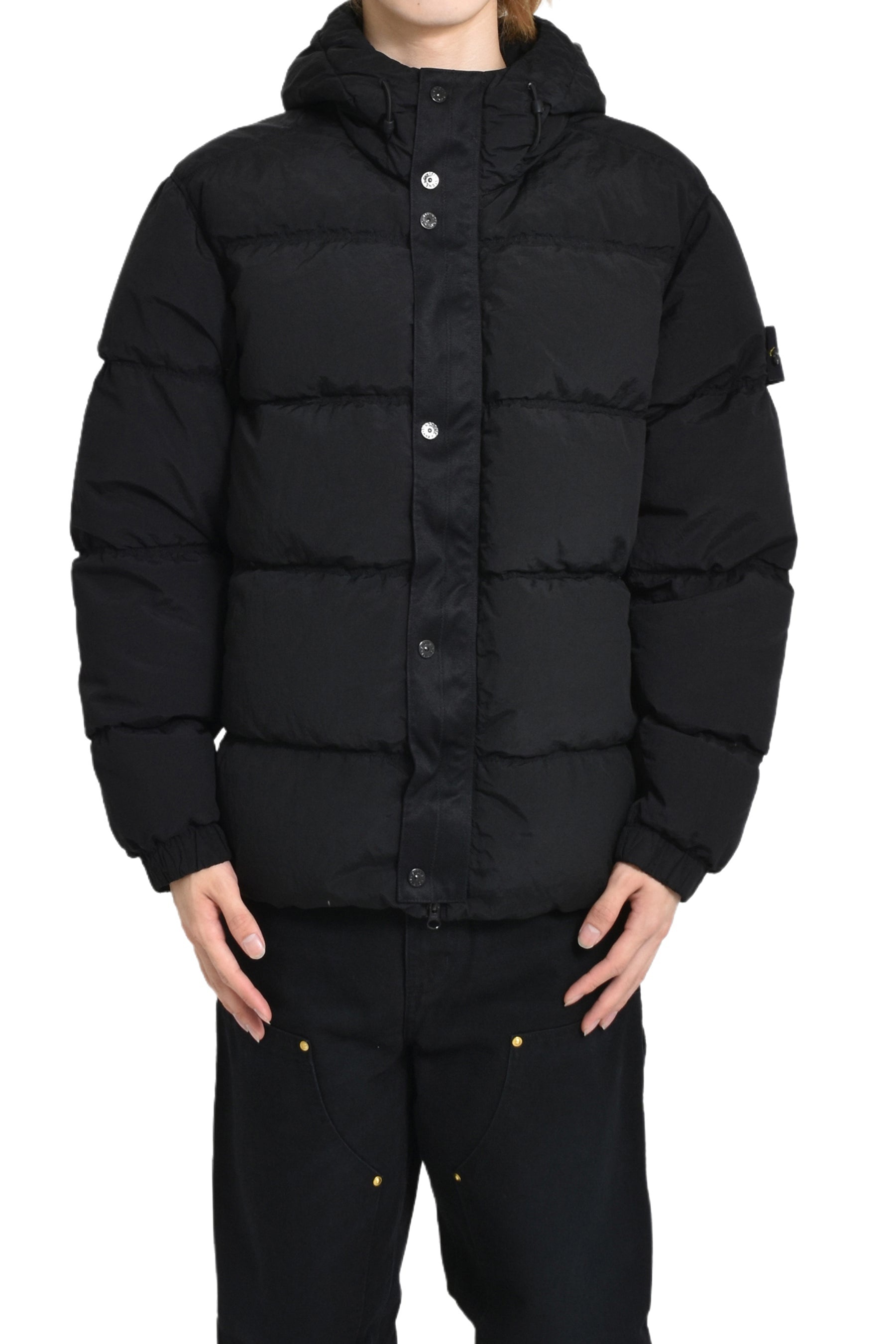 NYLON METAL DOWN JACKET / BLK - 1