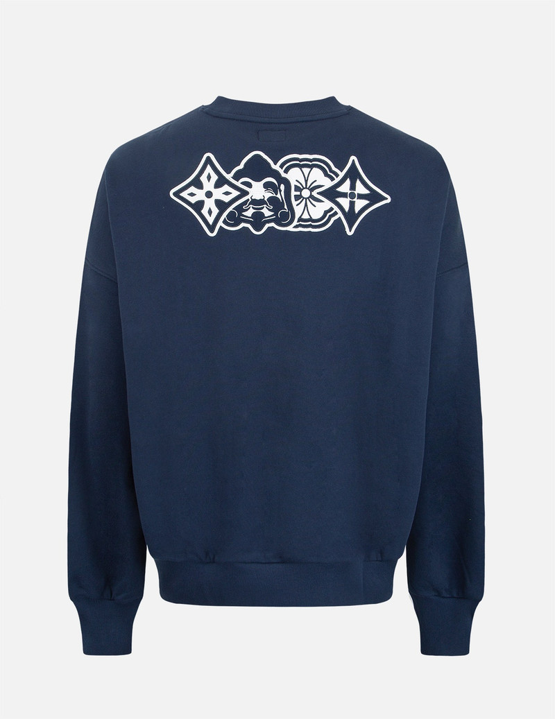 EVISU LOGO APPLIQUÉ SWEATSHIRT outlook