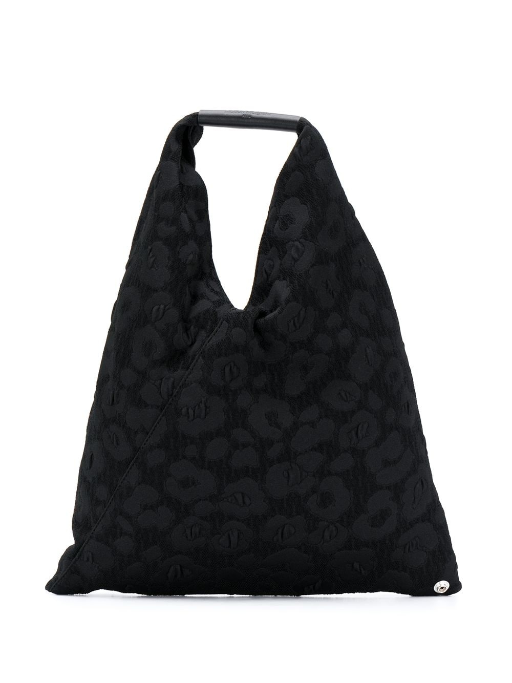 jacquard floral pattern tote - 1