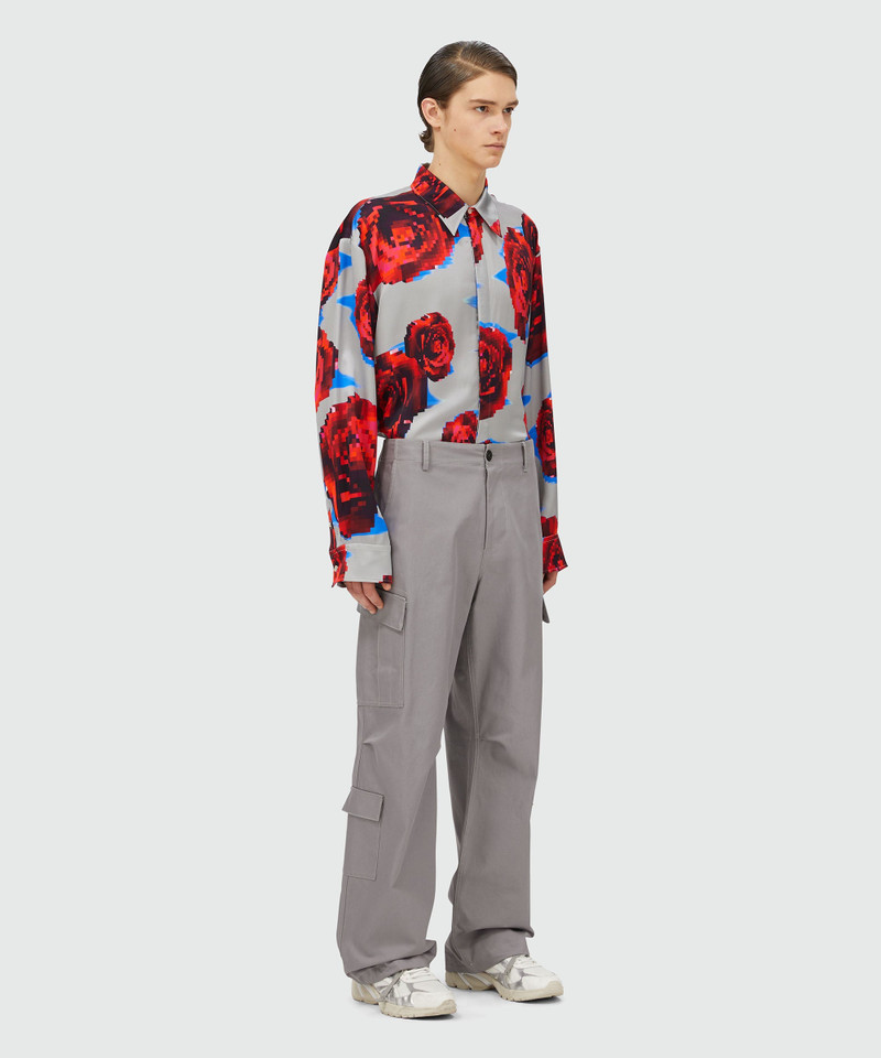 Gabardine cotton cargo pants 4