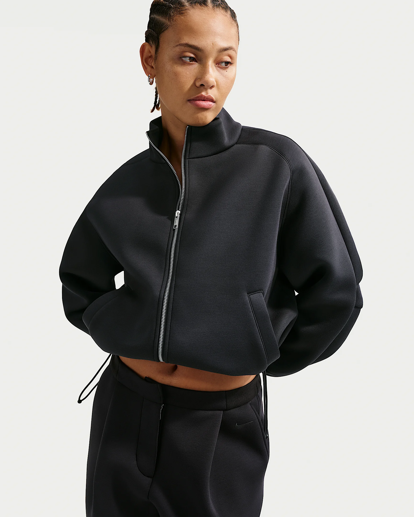 Nike Sportswear Women's Oversized Fleece Track Jacket - 1