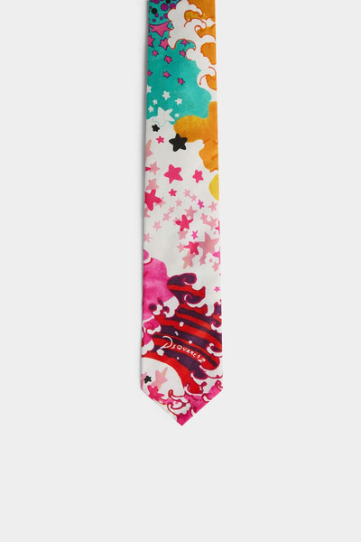 DSQUARED2 MULTICOLOR PRINTED TIE outlook