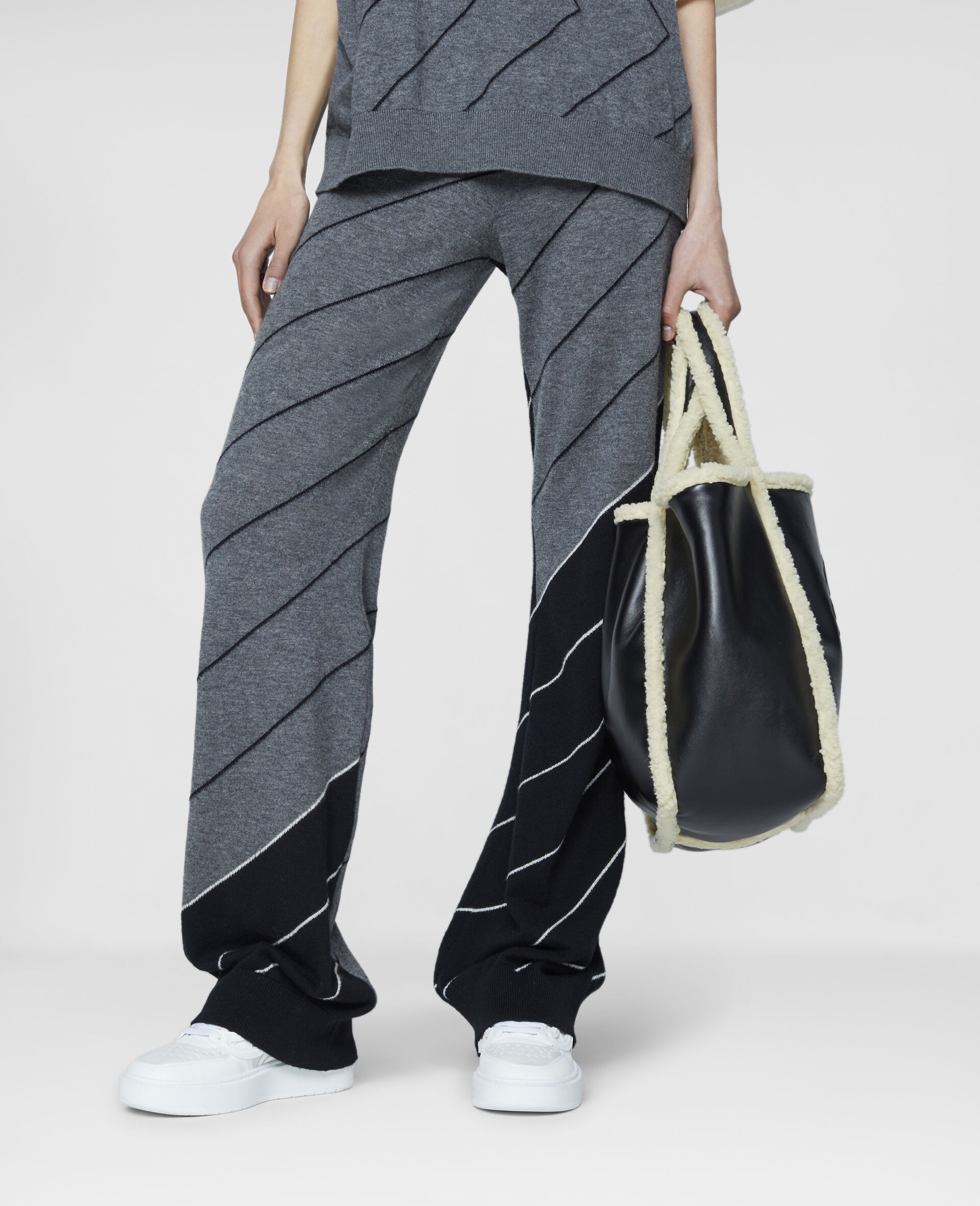 Stella by Stella 3D Stripes Wool Trousers - 4