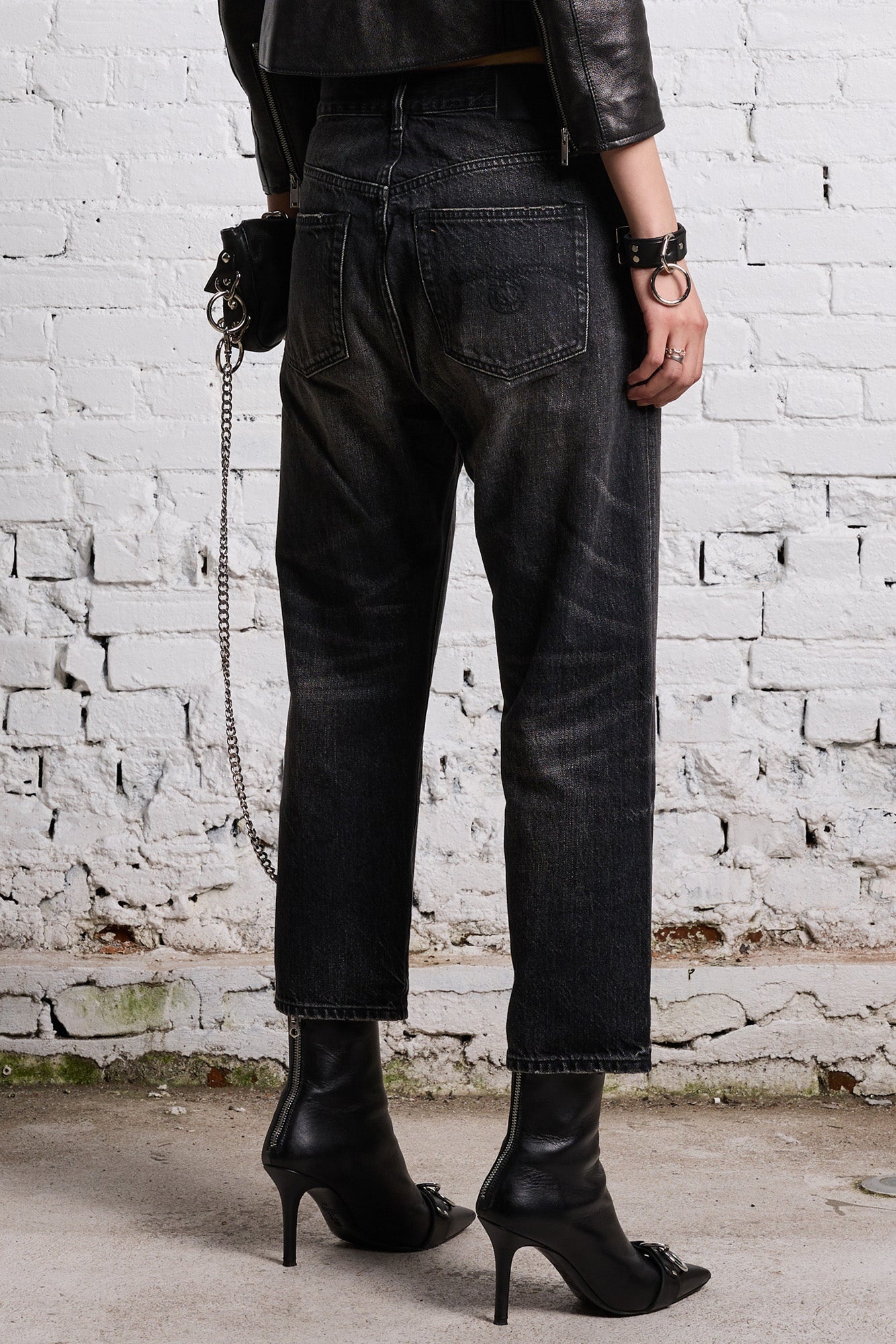 TAILORED DROP - ETON SELVEDGE BLACK - 6