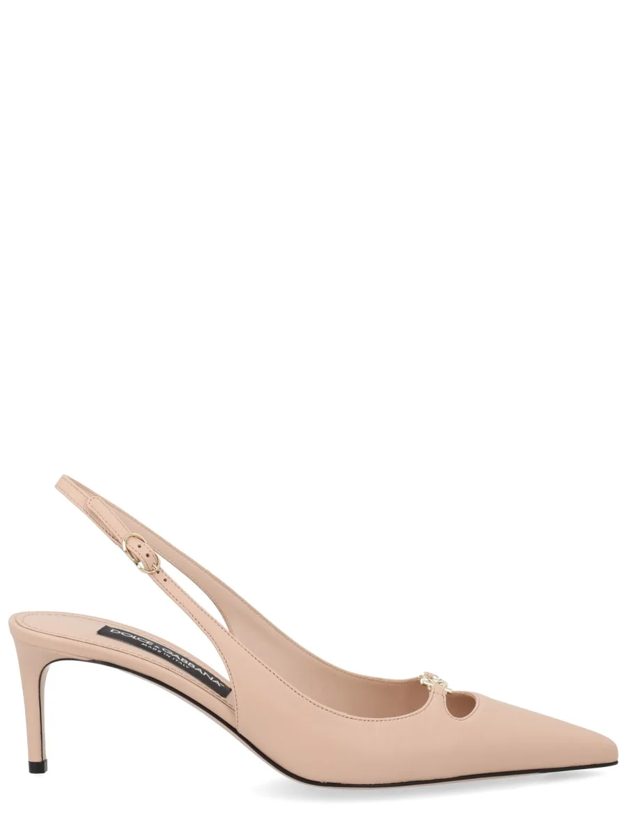 LEATHER "LOLLO" SLINGBACK - 1