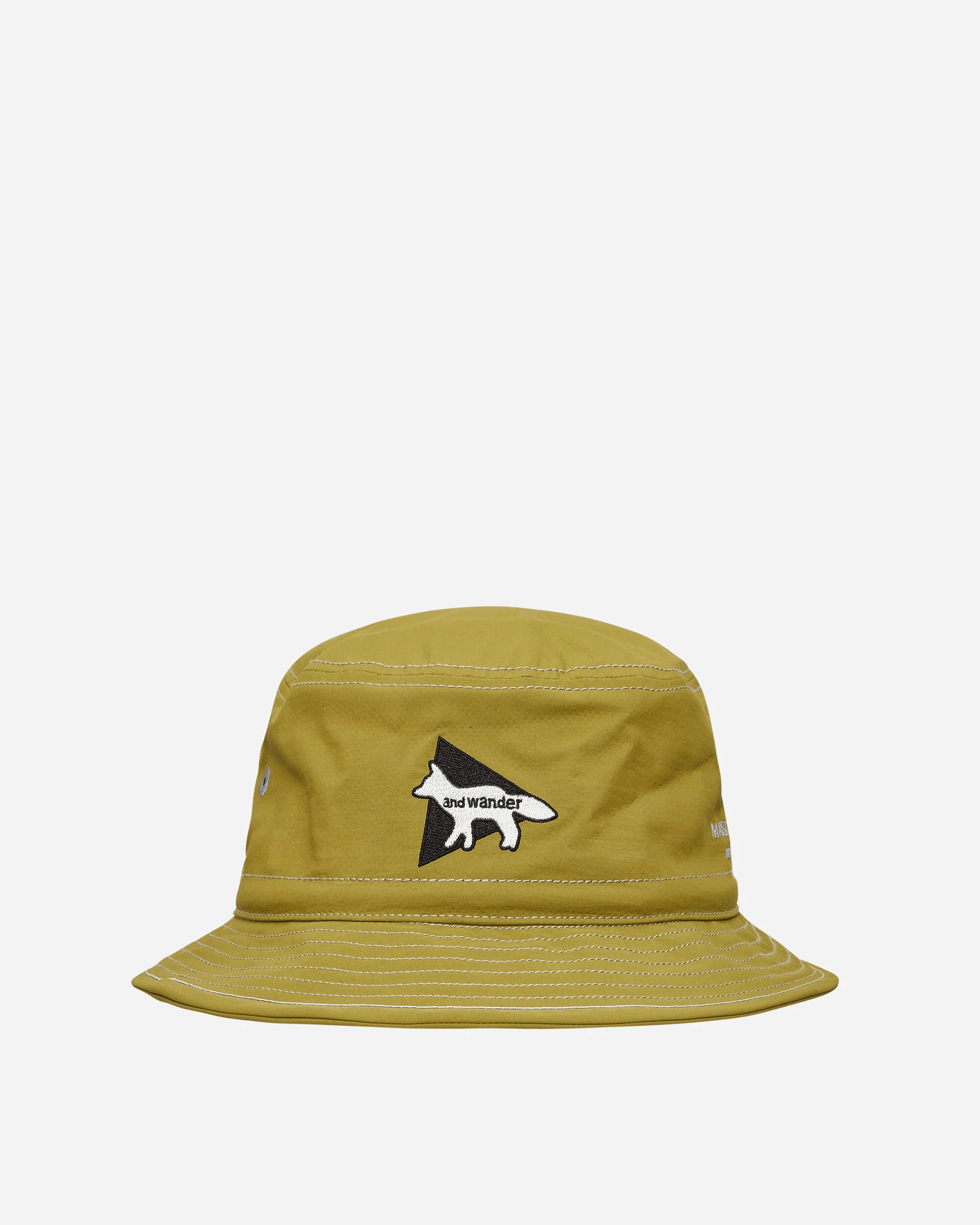 Maison Kitsuné Nylon Hat Green - 1