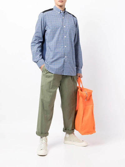 Junya Watanabe MAN panelled cotton shirt outlook