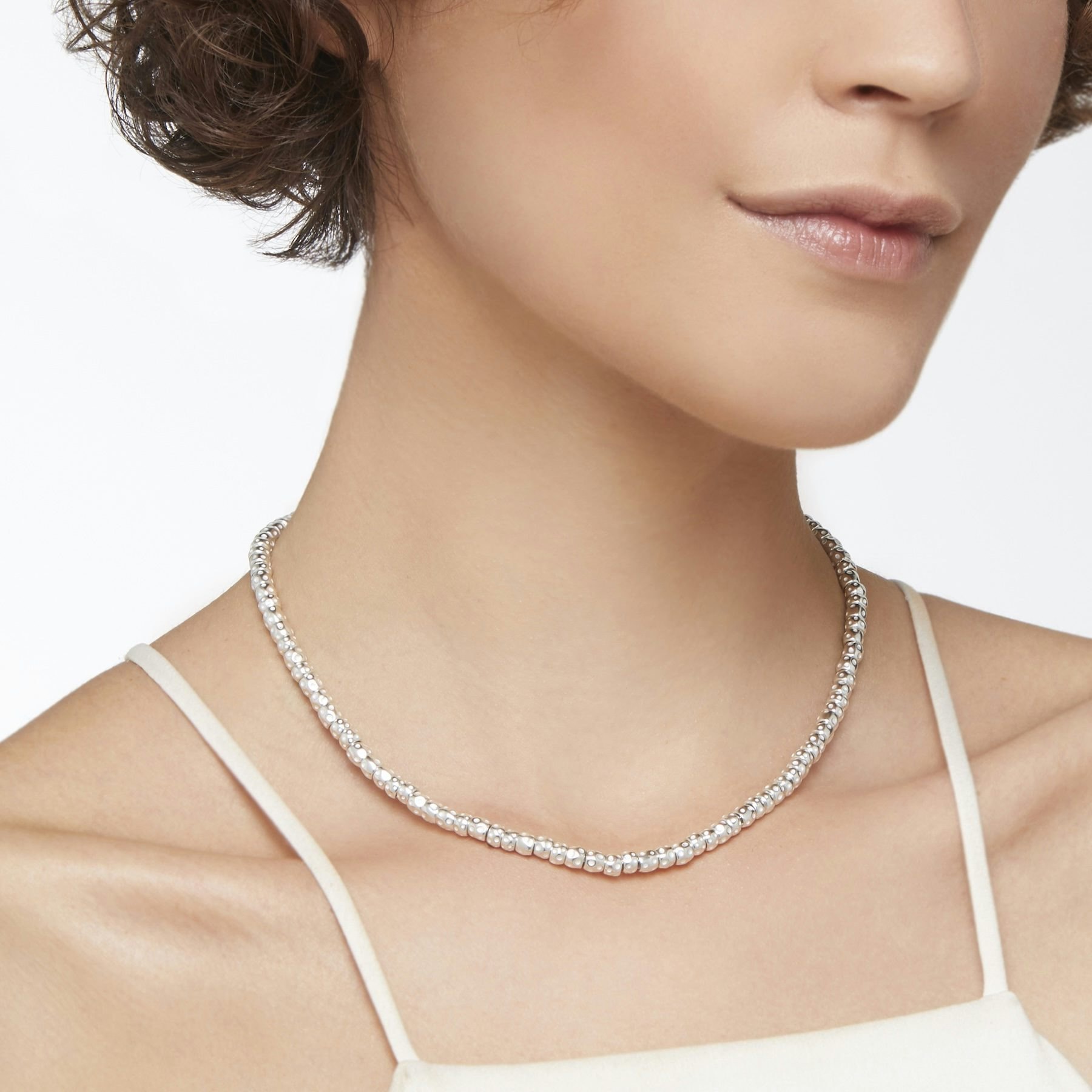 SILVER GRANELLI NECKLACE - 3