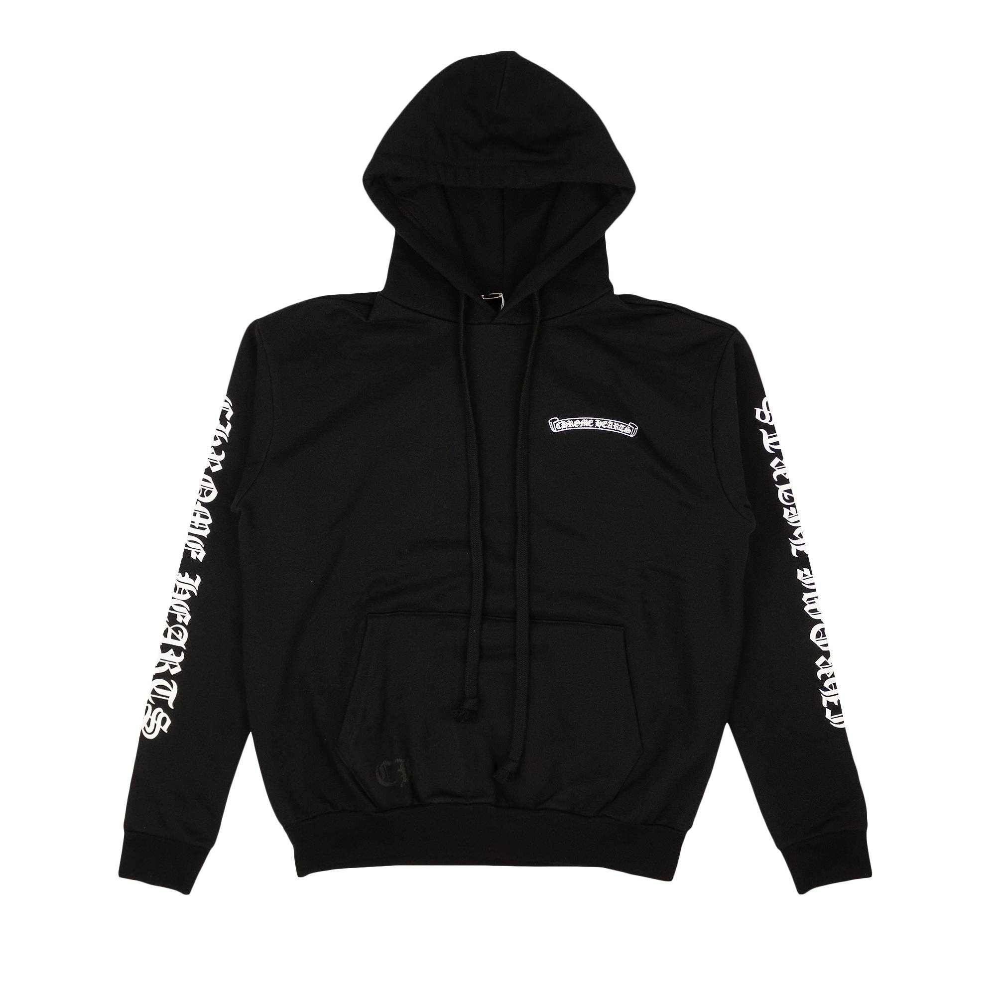 Chrome Hearts Script Logo Hoodie 'Black' - 1