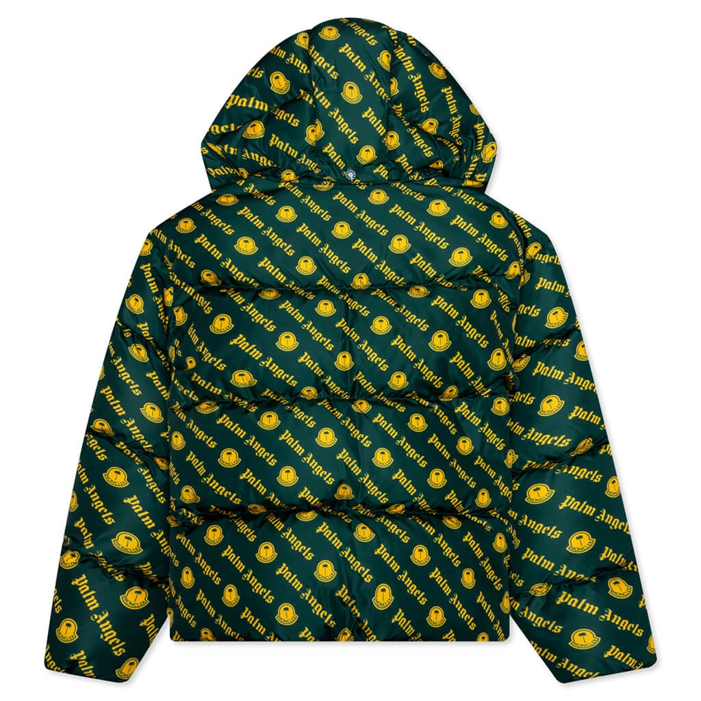 MONCLER GENIUS X PALM ANGELS THOMPSON SHORT DOWN JACKET - DARK GREEN - 2