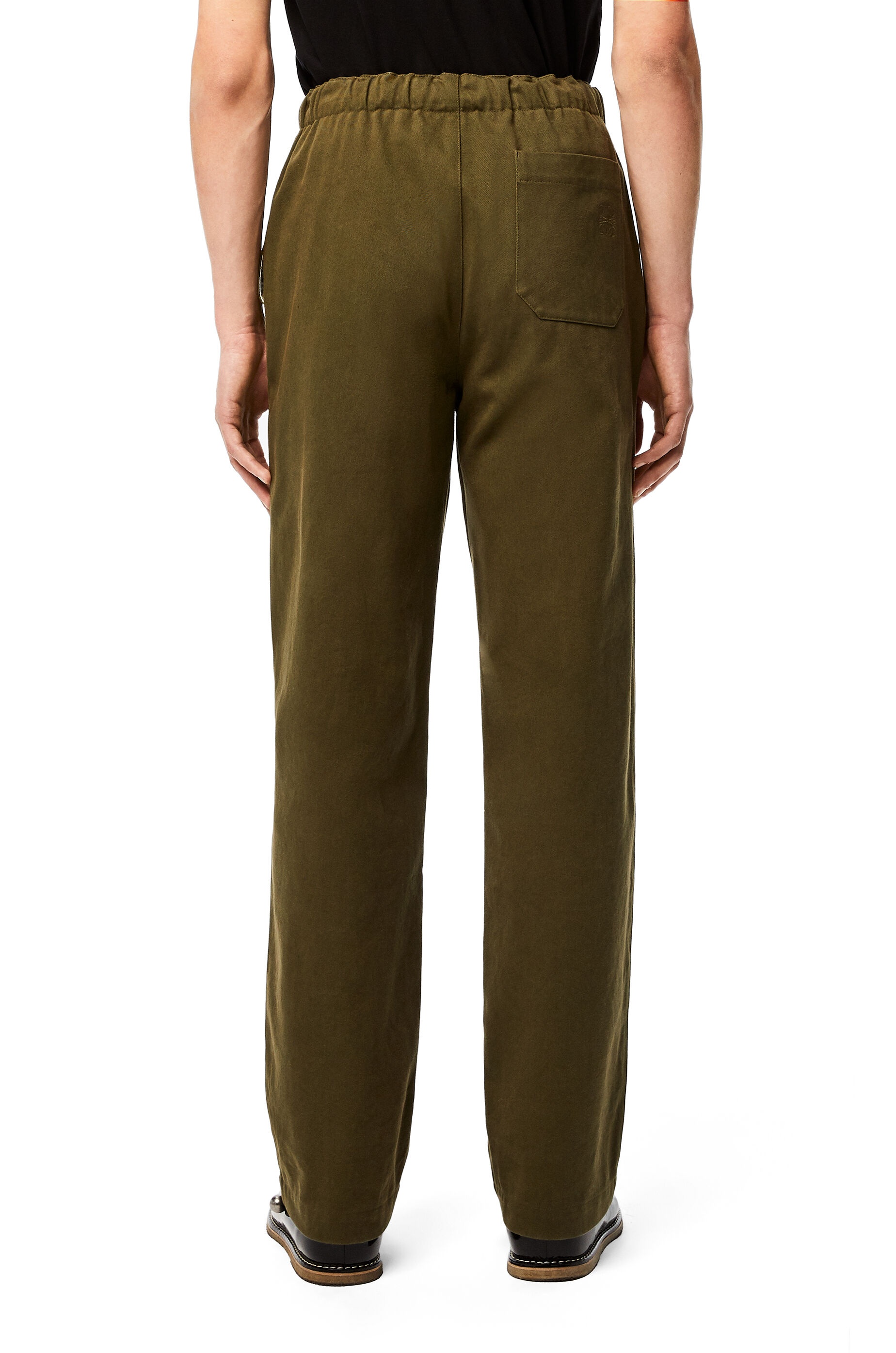 Drawstring trousers in cotton - 4