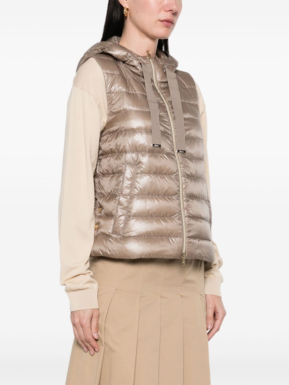 hooded gilet - 3