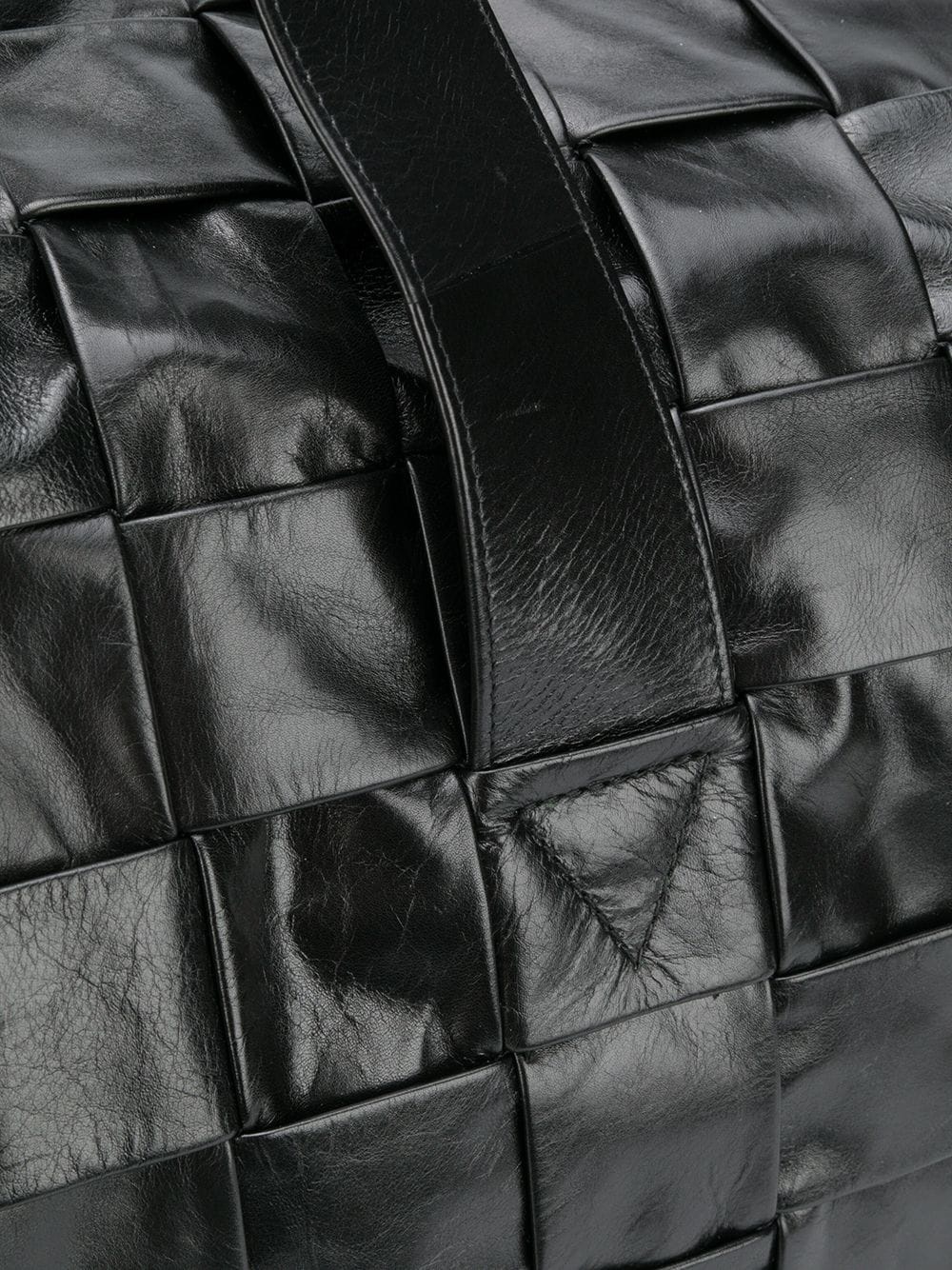 woven leather holdall - 4