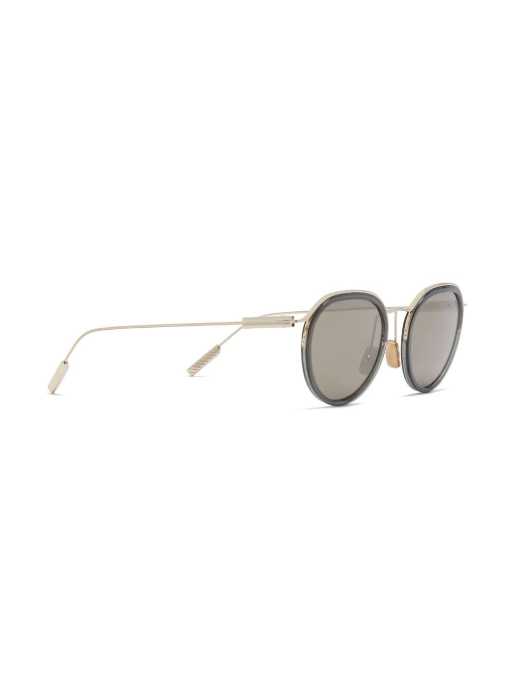 round-frame metal sunglasses - 2