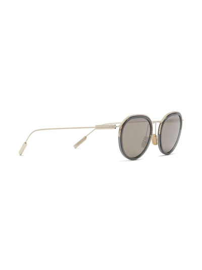 ZEGNA round-frame metal sunglasses outlook