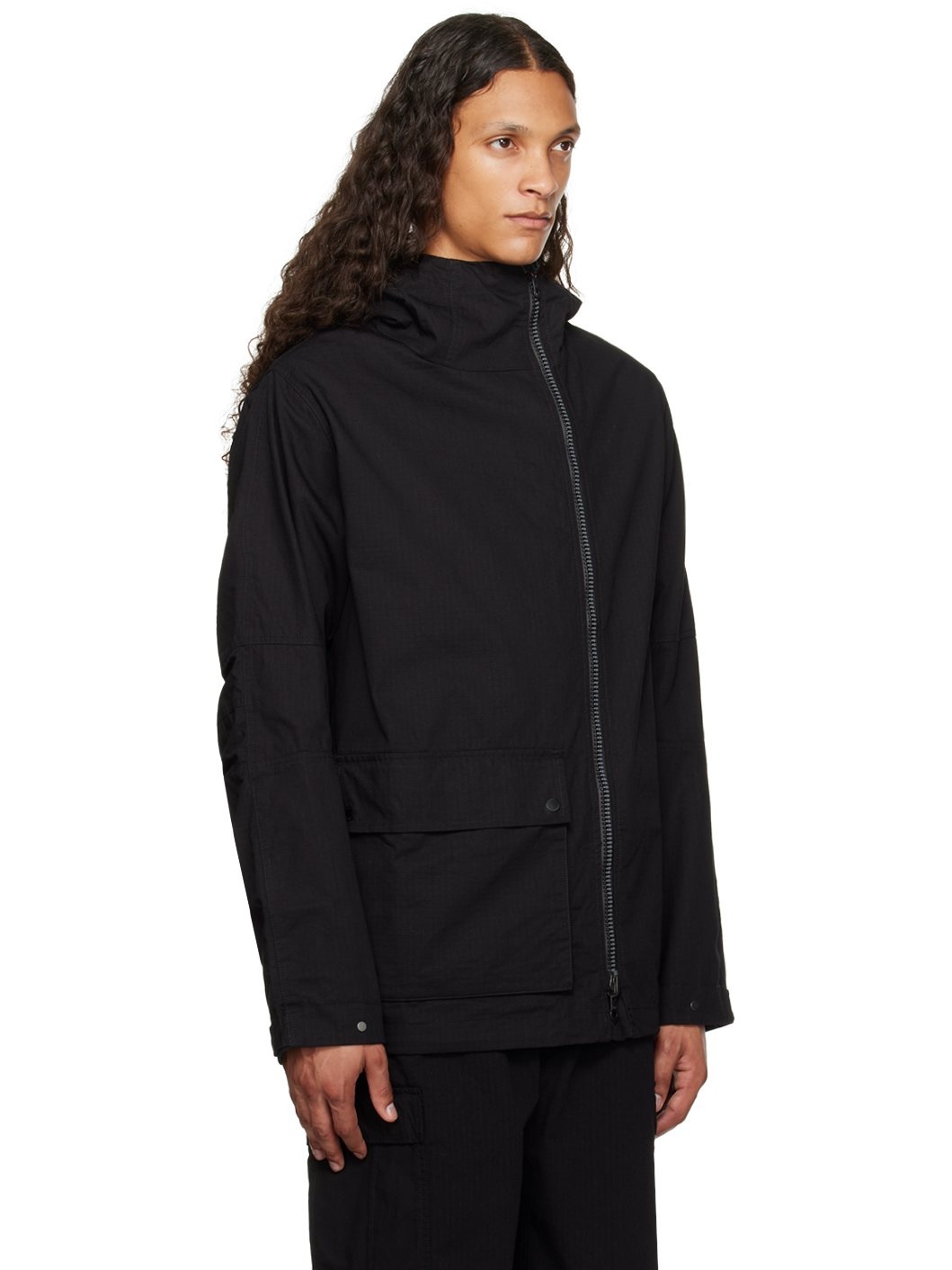 Black 5222 Cordura Asym Reversible Jacket - 2