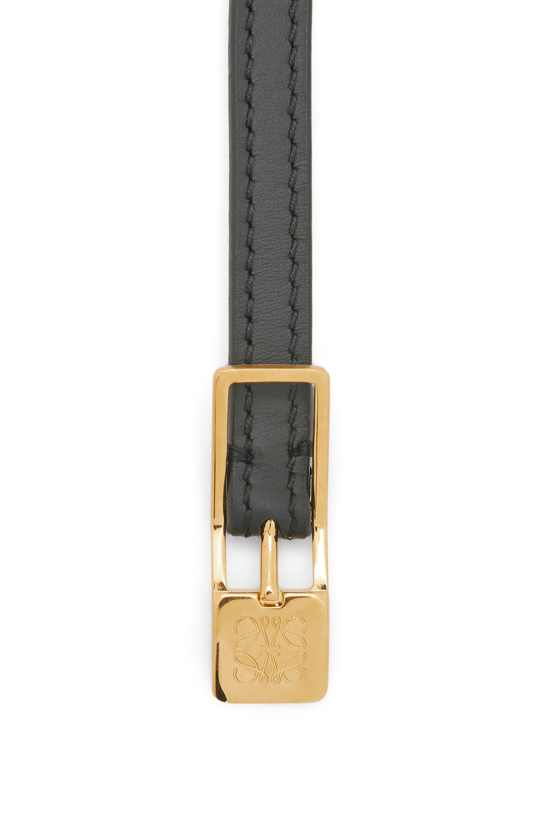 Amazona padlock belt in smooth calfskin - 2