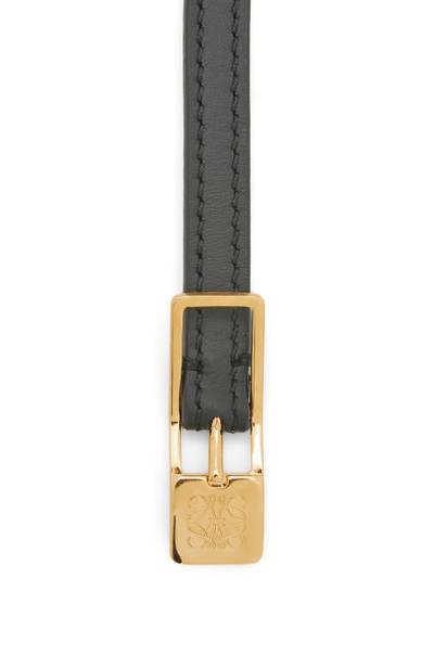 Loewe Amazona padlock belt in smooth calfskin outlook