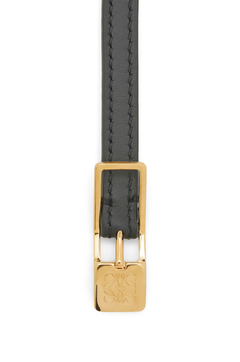 Loewe Amazona padlock belt in smooth calfskin outlook