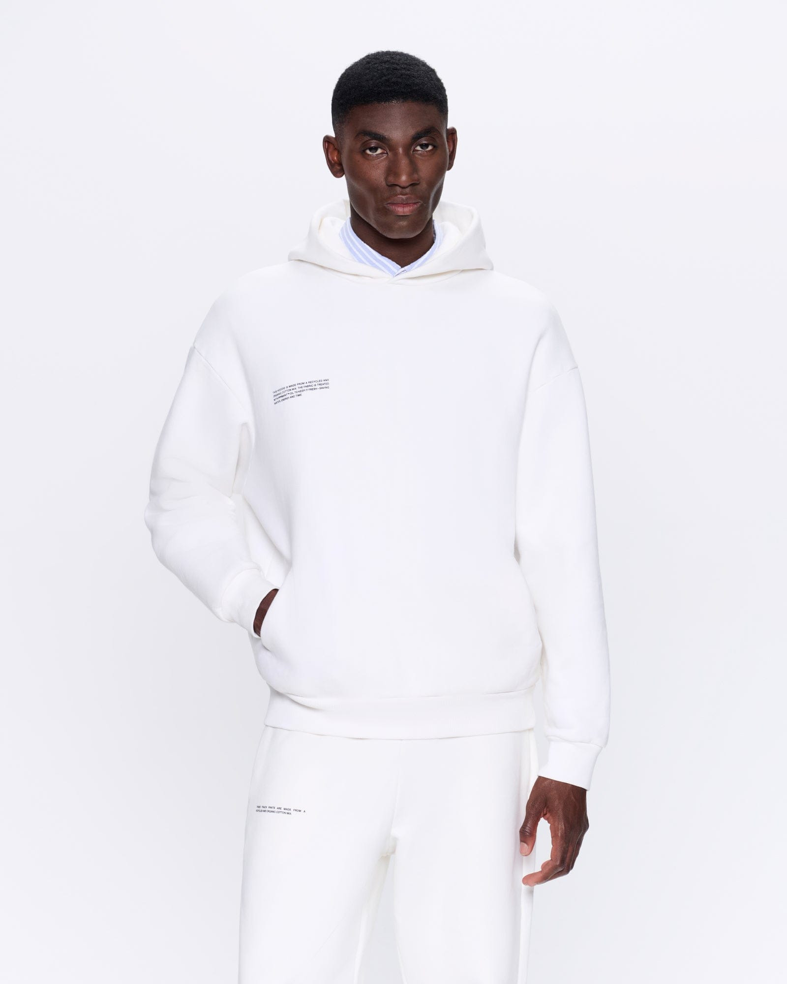 Mens 365 Heavyweight Hoodie - Off-White - 3