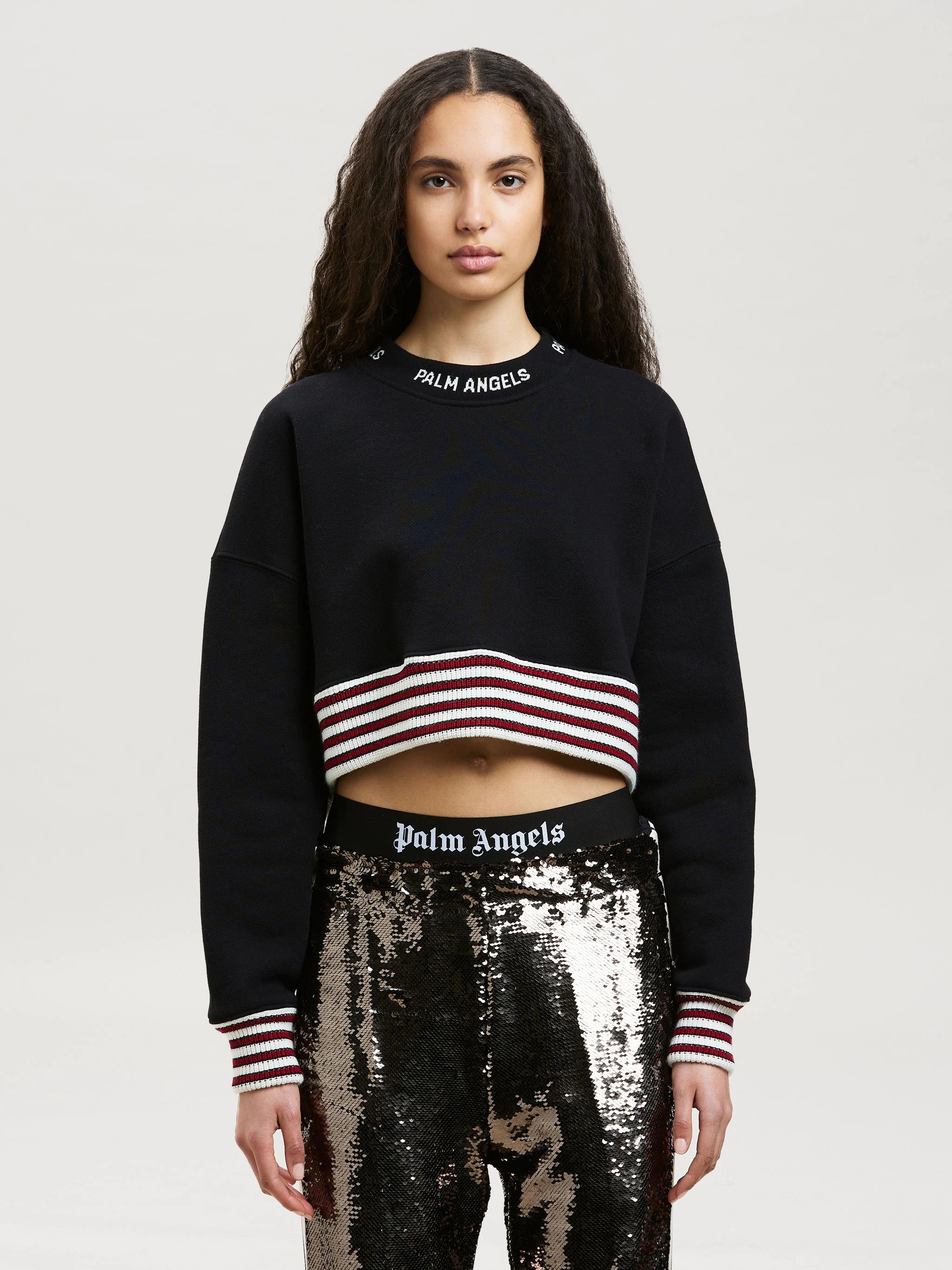 LOGO RIB CROPPED SWEATSHIRT - 3
