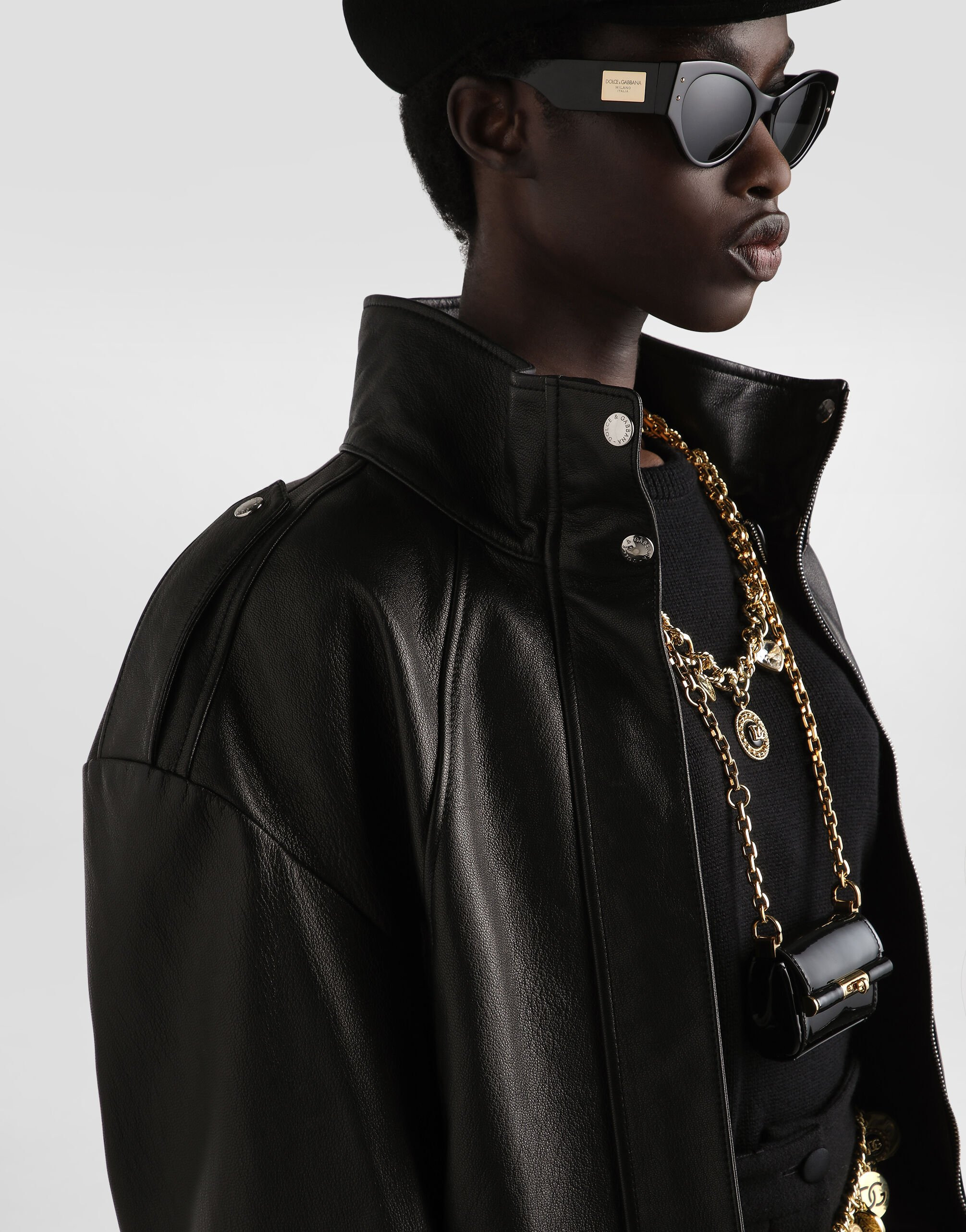 Plongé goat leather jacket - 4