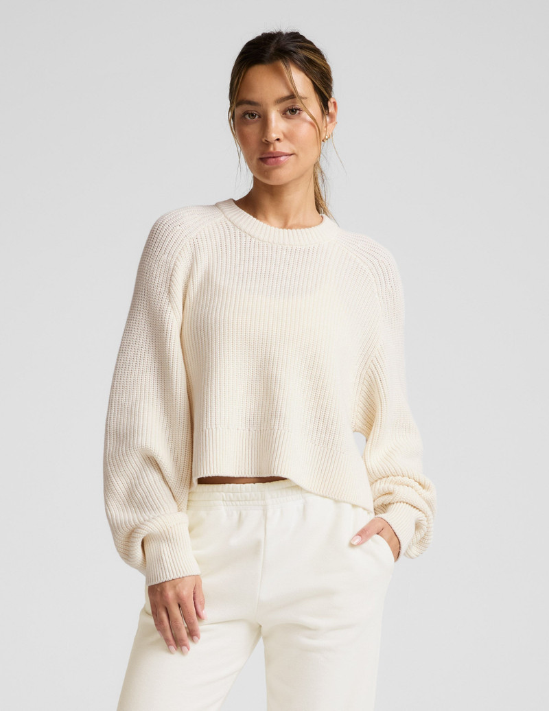 BEYOND YOGA Ready For Anywhere Hi Lo Sweater outlook