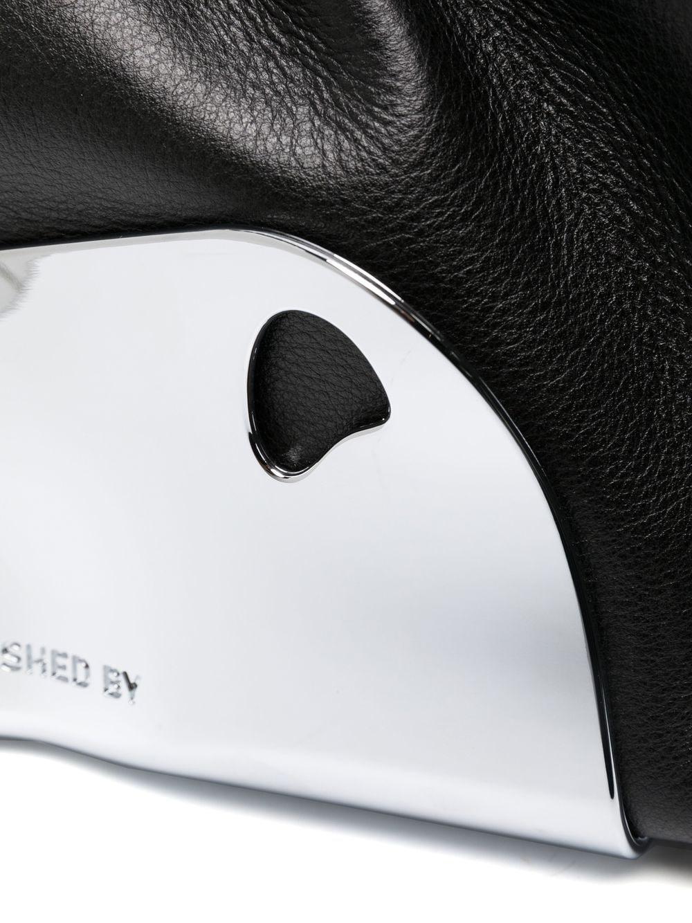 engraved-logo drawstring shoulder bag - 4