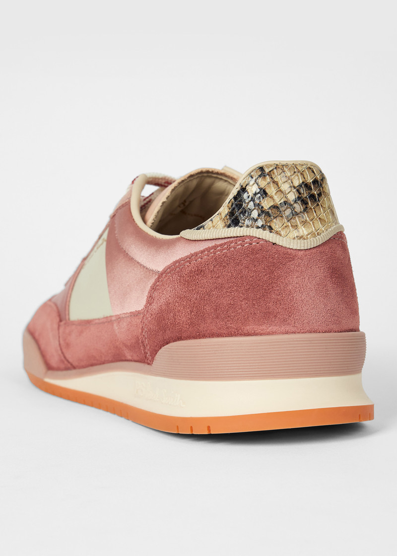 Women's Pink Satin 'Dover' Trainers 3