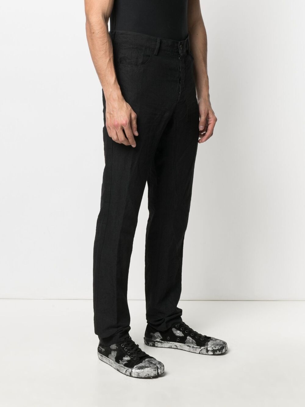 slim-fit tailored trousers - 3