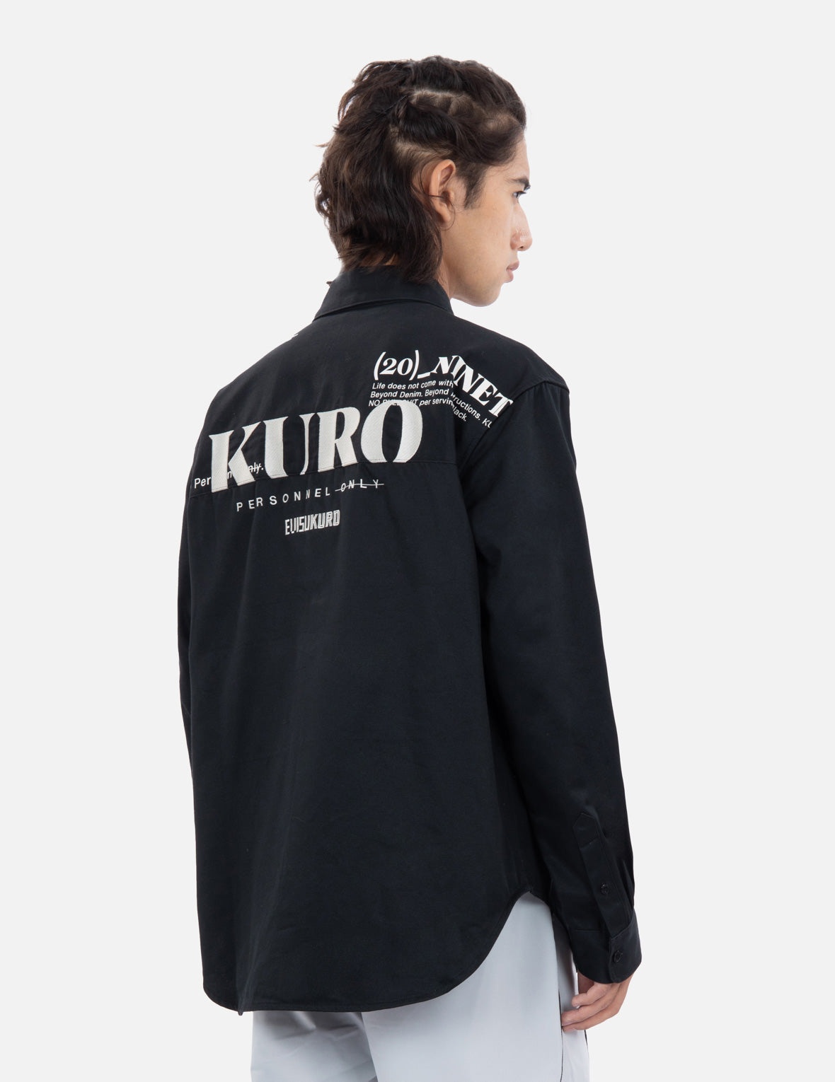 Multi Logo Print Cargo Shirt - 8