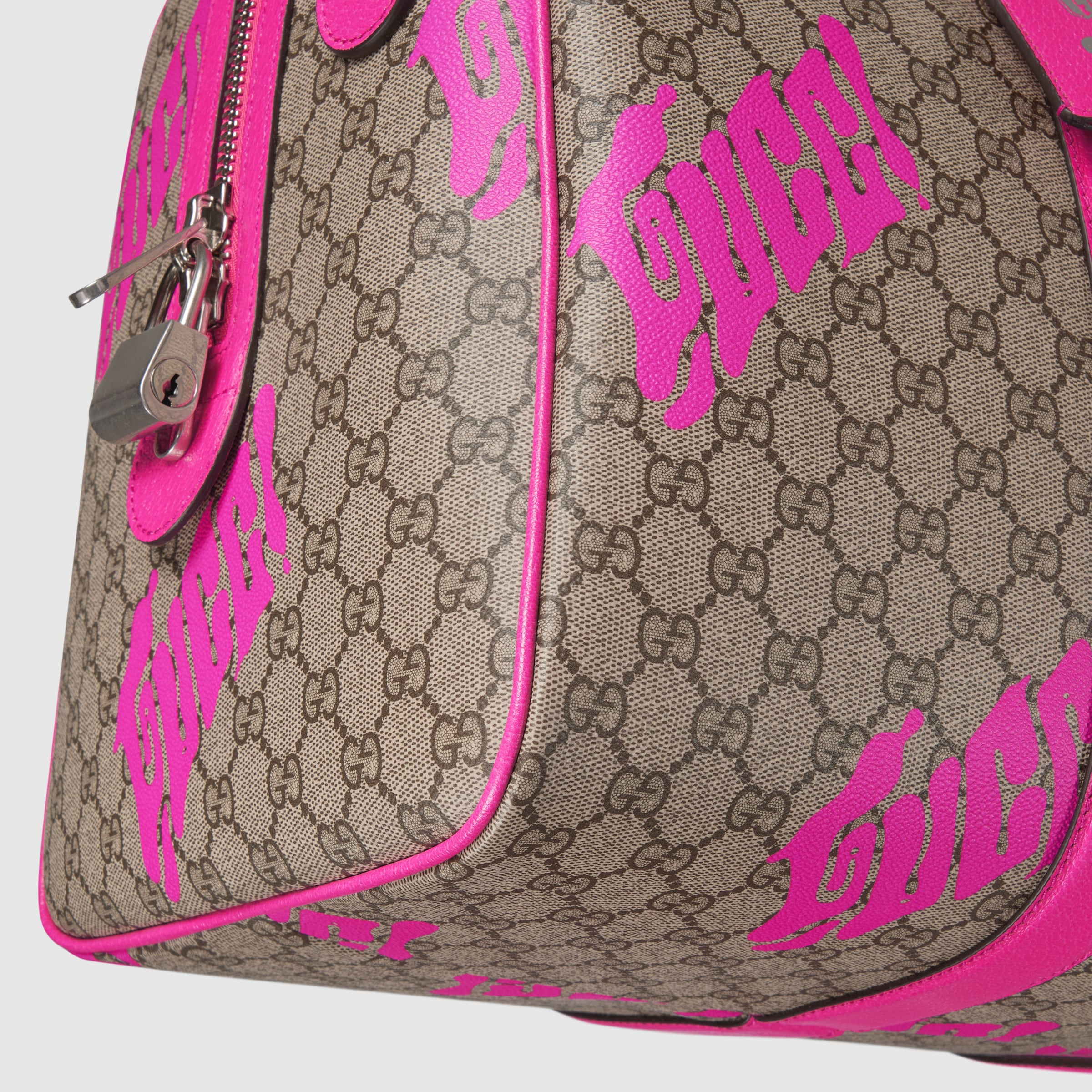 Medium duffle bag with print - 6