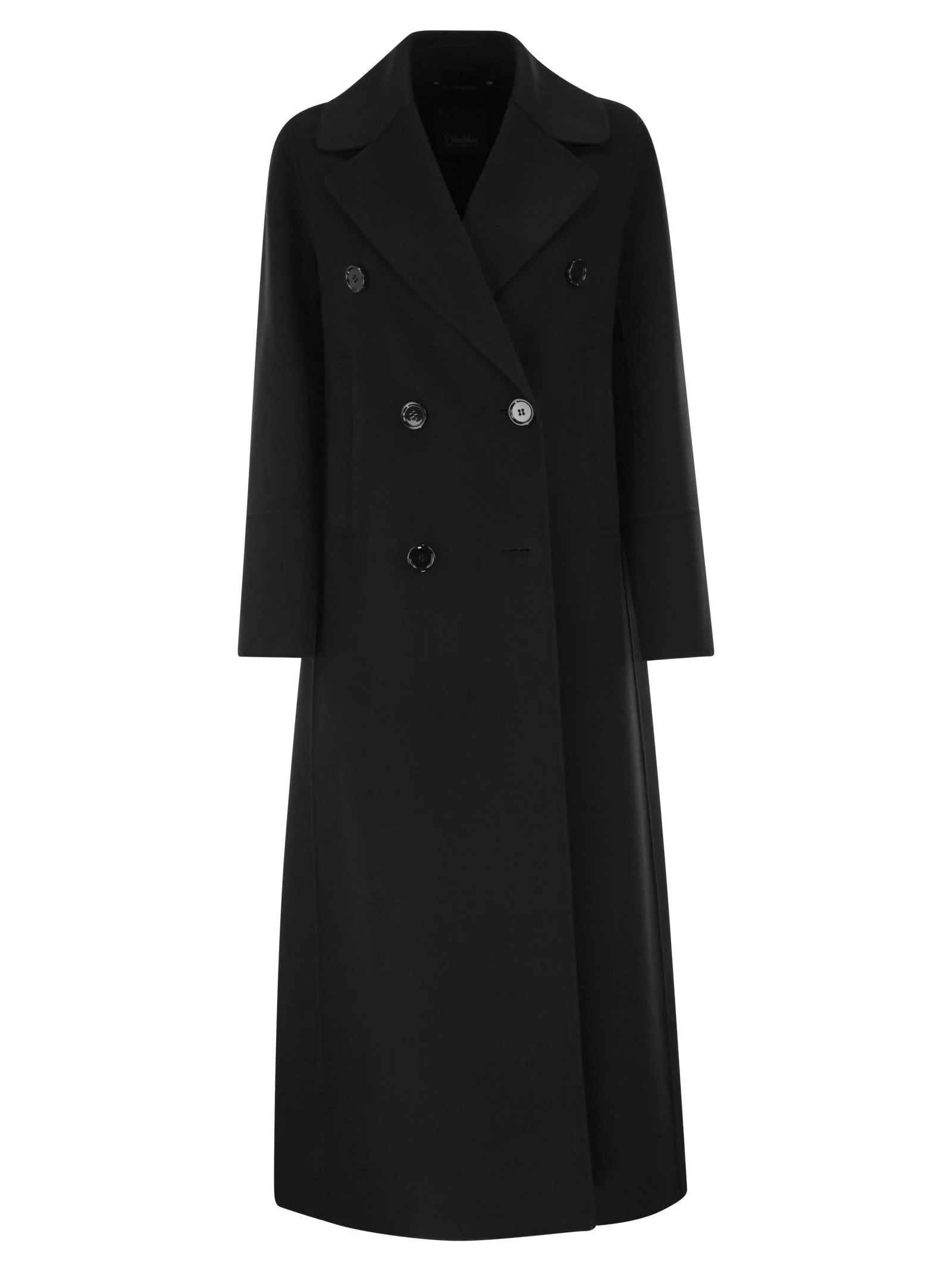S Maxmara Women Smmcustodi - Long Wool Coat With Martingale - 1