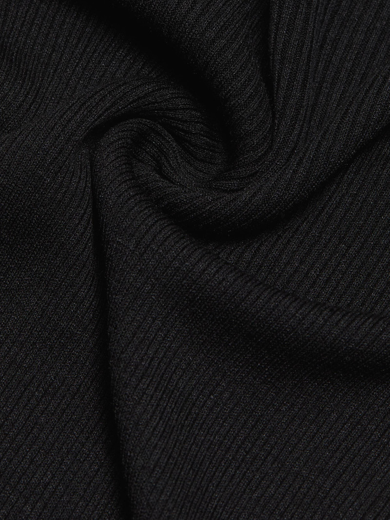 Women's Bijana Rib-Knit Silk Sweater - Black 7