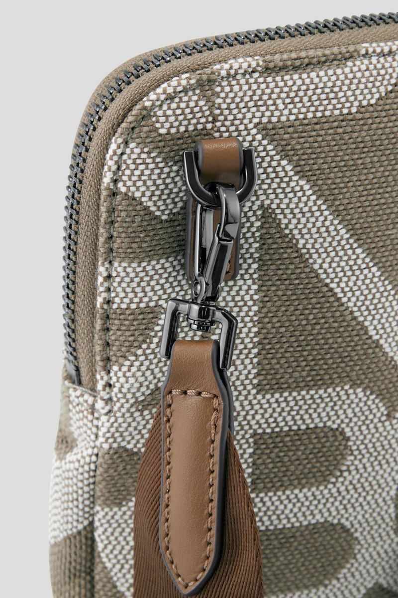 PANY JOHANNA SMARTPHONE POUCH IN BEIGE/WHITE 6